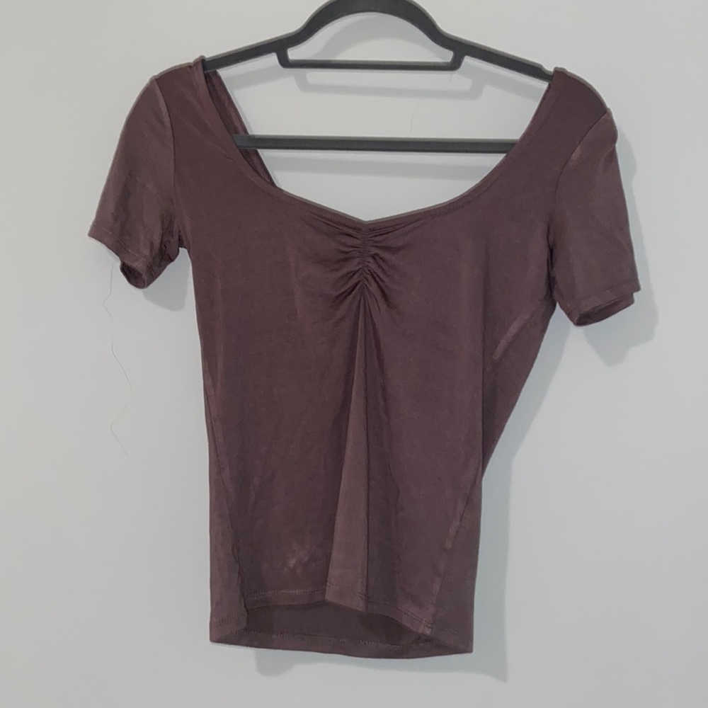 forever 21 scoop back t-shirt